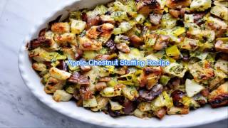 Apple Chestnut Stuffing Recipe  Christmas Special Recipe [upl. by Deibel]