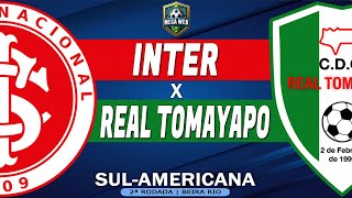 INTERNACIONAL 0x0 REAL TOMAYAPO  Préjogo Copa SulAmericana  2ª Rodada [upl. by Anidan]