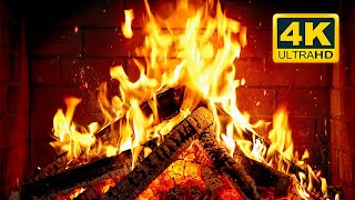 🔥 Cozy Fireplace 4K 12 HOURS Fireplace with Crackling Fire Sounds Crackling Fireplace 4K [upl. by Yenahc36]