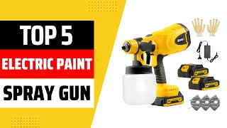 Top 5 Best Electric Paint Spray Gun 2024 [upl. by Anisirhc]