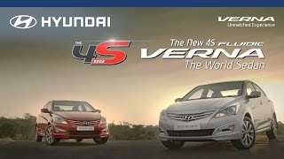 Hyundai  4S Fluidic Verna  The World Sedan  Television Commercial TVC [upl. by Orutra]