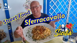 Sreet Food Sferracavallo  Palermo  Sicilia [upl. by Aikym]