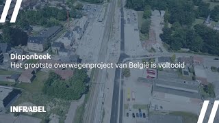 Diepenbeek het grootste overwegen project van België is voltooid [upl. by Eineeuq]