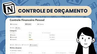 Como fazer controle financeiro pessoal no Notion [upl. by Derfniw]