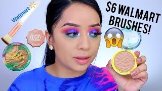 TESTING OUT PHYSICIANS FORMULA NEW BUTTER BRONZER SHADE WALMARTEQUATE BRUSHES REVIEW [upl. by Nonnahsed]