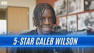 Caleb Wilson shares MAJOR Recruiting update ahead of decision with KSR [upl. by Imyaj]