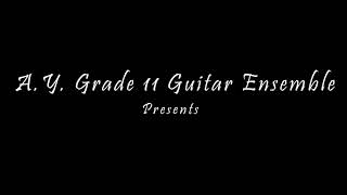 Grade 11 Guitar Ensemble  quotRomanzaquot Virtual Music Night 2021 [upl. by Eadie]