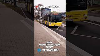 Linia  5 k Tarnowskie Góry Dworzec  Man Lions City 1224  PKM Świerklaniec bus katowice ztm [upl. by Urias]