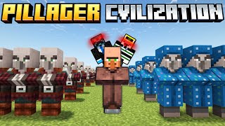 Minecraft But I Survive in PILLAGER CIVILIZATION [upl. by Beryle]