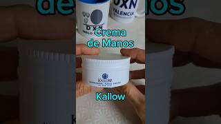 Crema de Manos nutritiva Kallow de DXN [upl. by Latona]