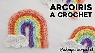 ARCOIRIS A CROCHET paso a paso cómo tejer arcoíris a crochet  tutorial y patrón  Ahuyama Crochet [upl. by Glover144]