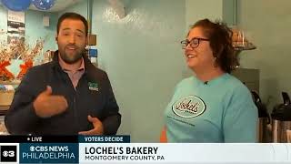 Small Business Owner of Lochels Bakery She has sold 4228 Donald Trump cookies and only 369 Kamala [upl. by Lindner]