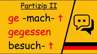 Partizip II einfach erklärt  Deutsch macht Spaß [upl. by Mannos]