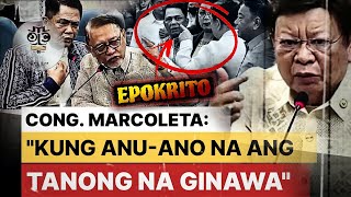 CONG MARCOLETA SINUPLAK SI PADUANO SA PAGKUKUNWARI NA BAKA SINUPORTAHAN ANG MOSYON IF VP IS PRESENT [upl. by Kahn467]