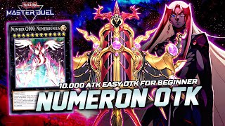 NUMERON OTK  MASTER DUEL  THE BEST BEGINNER OTK DECK OVER 10000 ATK [upl. by Dnomso83]