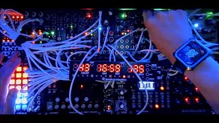 Sound Freeak Ch58 Hardware Techno live performance with modular synthesizers [upl. by Ayouqat824]