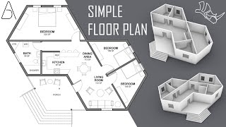 Rhino Floor Plan For Beginners [upl. by Merriott]