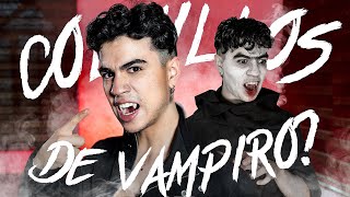 Probando COLMILLOS de VAMPIRO en la VIDA REAL  Review SCARECROW  Colmillos profesionales 🧛‍♂ [upl. by Lisette]