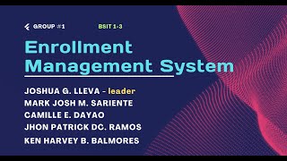 BSIT 13 Enrollment Management System [upl. by Beera92]