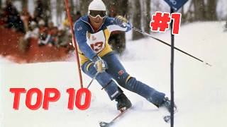 Top 10 Greatest Men Alpine Skiers of All Time [upl. by Sylvia]