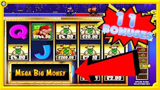 MEGA Big Money Bonus 😲11 Slot Bonuses [upl. by Longawa]