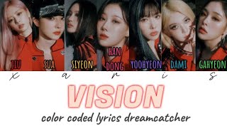 DREAMCATCHER COLOR CODED LYRICS VISION [upl. by Dor]