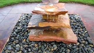 Ericas Natural Stone Fountain by Creative Cascades [upl. by Aihtekal]