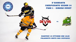 HC Devils Milano vs Storm Pinerolo [upl. by Doykos]