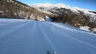 Serre chevalier piste noire Casse du boeuf [upl. by Ttesil884]