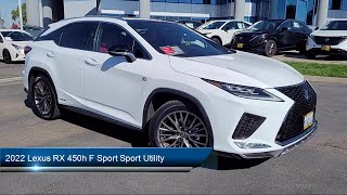 2022 Lexus RX 450h F Sport Sport Utility Sacramneto Roseville Elk Grove Folsom Stockton [upl. by Ayian]