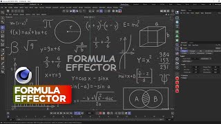 C4D Formula Effector Explained  Cinema 4D Mograph Effectors [upl. by Neetsirk72]