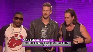 Florida Georgia Line and Nelly Win Single of the Year  AMA 2013 [upl. by Schaab]