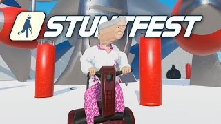 Stuntfest  Grandma Gone Wild  Ragdoll Physics Meets Wreckfest Stunt Fest Gameplay [upl. by Kandace]