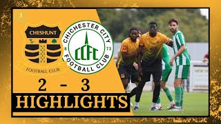 HIGHLIGHTS I Cheshunt FC vs Chichester City FC I 070924 [upl. by Lleuqar63]