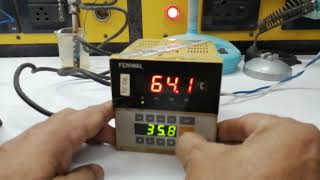 CALIBRATION OF TEMPERATURE CONTROLLER FENWAL AR44L1  HOW TO CALIBRATE TEMPERATURE CONTROLLER [upl. by Bartosch]