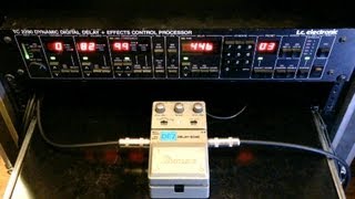 Ibanez DE7 Delay Echo vs TC Electronic 2290 [upl. by Elleret]