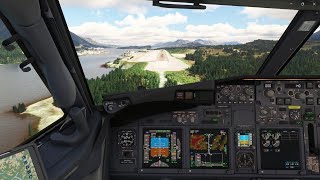 pmdgsimulationsofficial51 AlaskaAirlines Boeing 737790 Juneau PAJN  Ketchikan PAKT beyondatc [upl. by Aidnic]