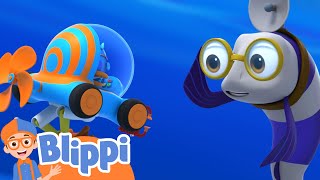 Blippi Wonders Sharks Teeth  Learning Videos For Kids  Education Show For Toddlers [upl. by Schifra229]