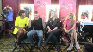 X Factor USA 3 Judges talking about Fifth Harmony [upl. by Oloap]