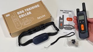 NVK Dog Shock Collar for Training REVIEW [upl. by Nnylak583]