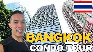 Bangkok Luxury Condo Tour What 20000 baht 560 Gets You Q Chidlom Phetchaburi  Thailand Vlog [upl. by Gies457]