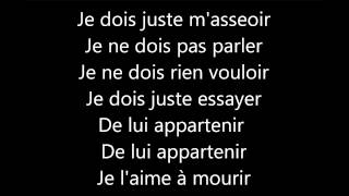 Francis Cabrel  Je laime a mourir Lyrics [upl. by Ramled]