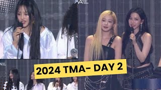 Winners of the 2024 TMA Day 2 aespa make HISTORY [upl. by Annaeed224]