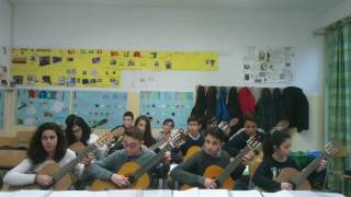 Il Vecchio e il Bambino  Buonanotte Fiorellino My Students  Guitar Ensemble [upl. by Neleb]