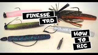 How to Rig the ZMan Finesse TRD 5 Different Ways  Bass Fishing  HOW TO RIG IT  The Ned Rig [upl. by Ueih]