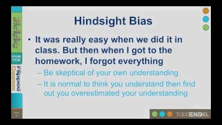 06 Hindsight Bias [upl. by Ellmyer420]