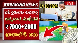 ఏపీ రైతులకు శుభవార్తఅన్నదాత సుఖిభవ 70002000 ఖాతాలోకిAp annadatha sukhibava dabbulu latest news [upl. by Drucie748]