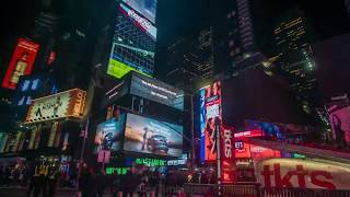 New York Times Square Hyperlapse [upl. by Aserej]