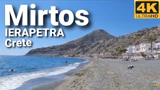 Μύρτος Ιεράπετρας Mirtos Ierapetra Crete 4k ultra hd [upl. by Anelhtak]