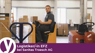 Lehre als Logistikerin bei Sanitas Troesch AG [upl. by Nosyerg]